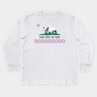 Save Our Culture Kids Long Sleeve T-Shirt